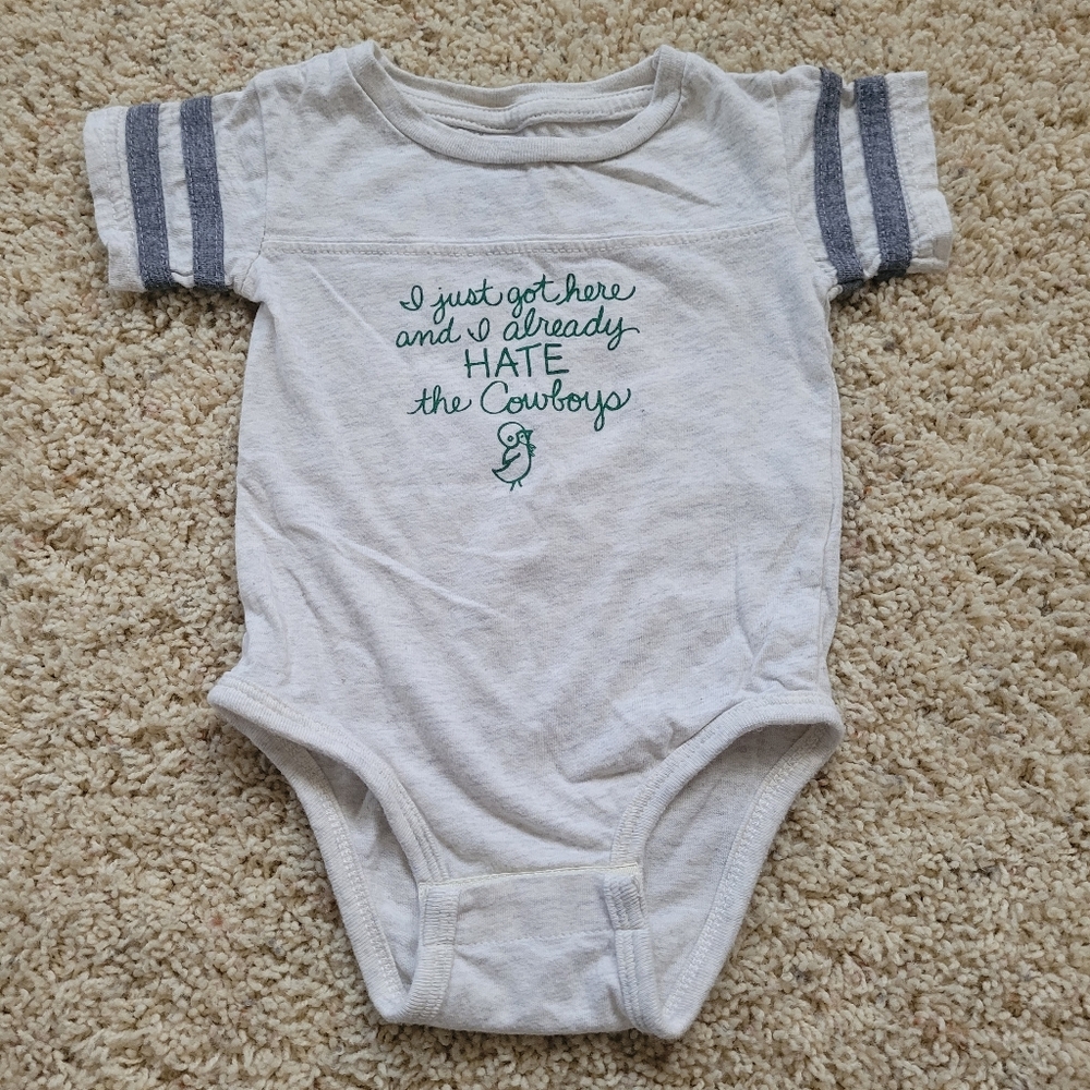 Rabbit Skins 6 Months Philadelphia Eagles Football Bodysuit